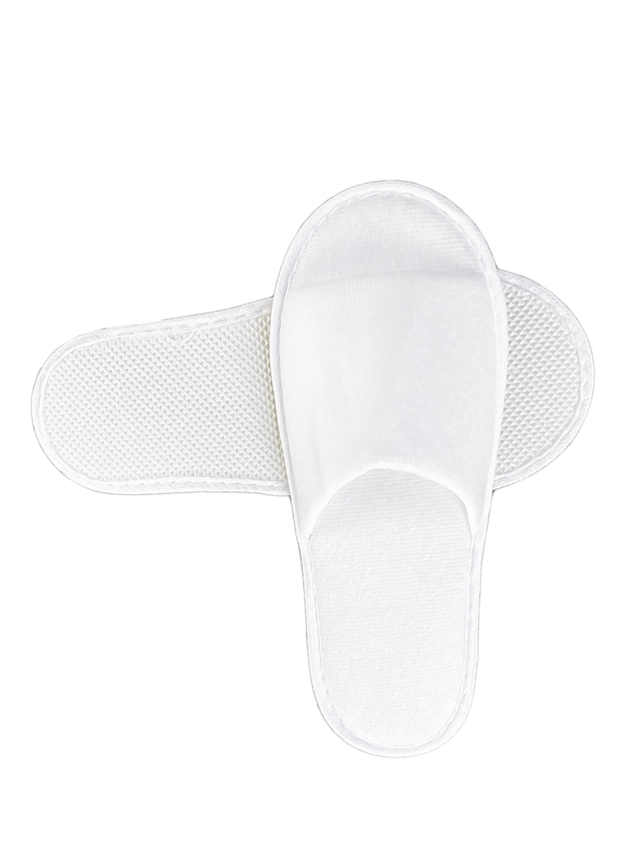 Papuci Hotelieri Fleece  material netesut  - Tip Deschis  4mm  calitate excelenta